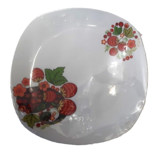 Teller Set 3St Chochloma, Ø 26 cm Keramik Geschirr Servierteller Platte