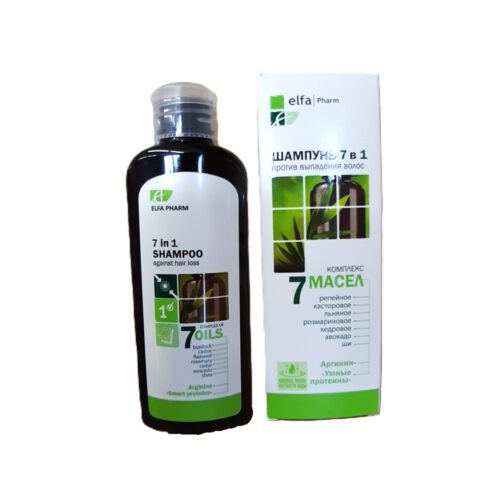 Shampoo 7 in 1 Elfa Pharm 200 ml, Komplex aus 7 Öle