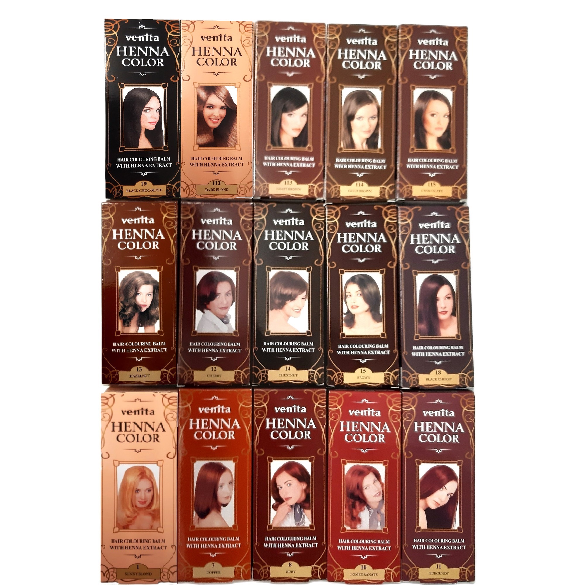 Henna Color Venita Haarbalsam Natur Haarfarbe 75 ml