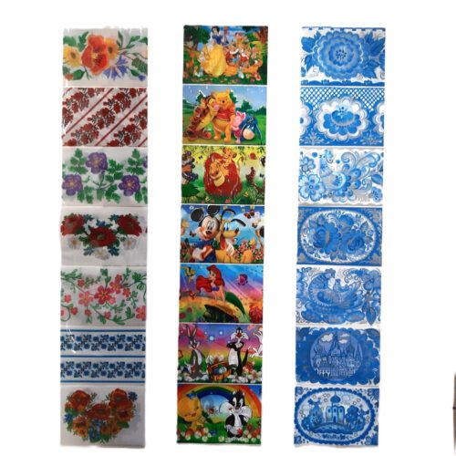 Deko-Osterfolie 7 verschiedene Motive im Set