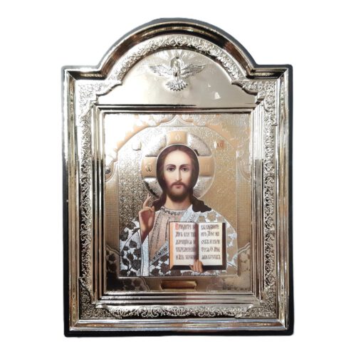 Tisch-Ikone Wsederzitel, 13,5x18,5 cm