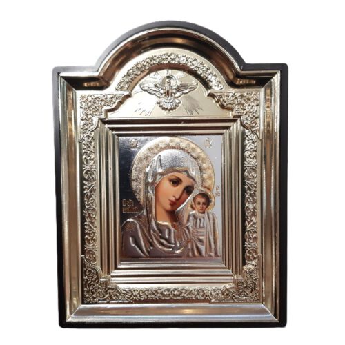 Tisch-Ikone Kasanskaja, 9x11 cm