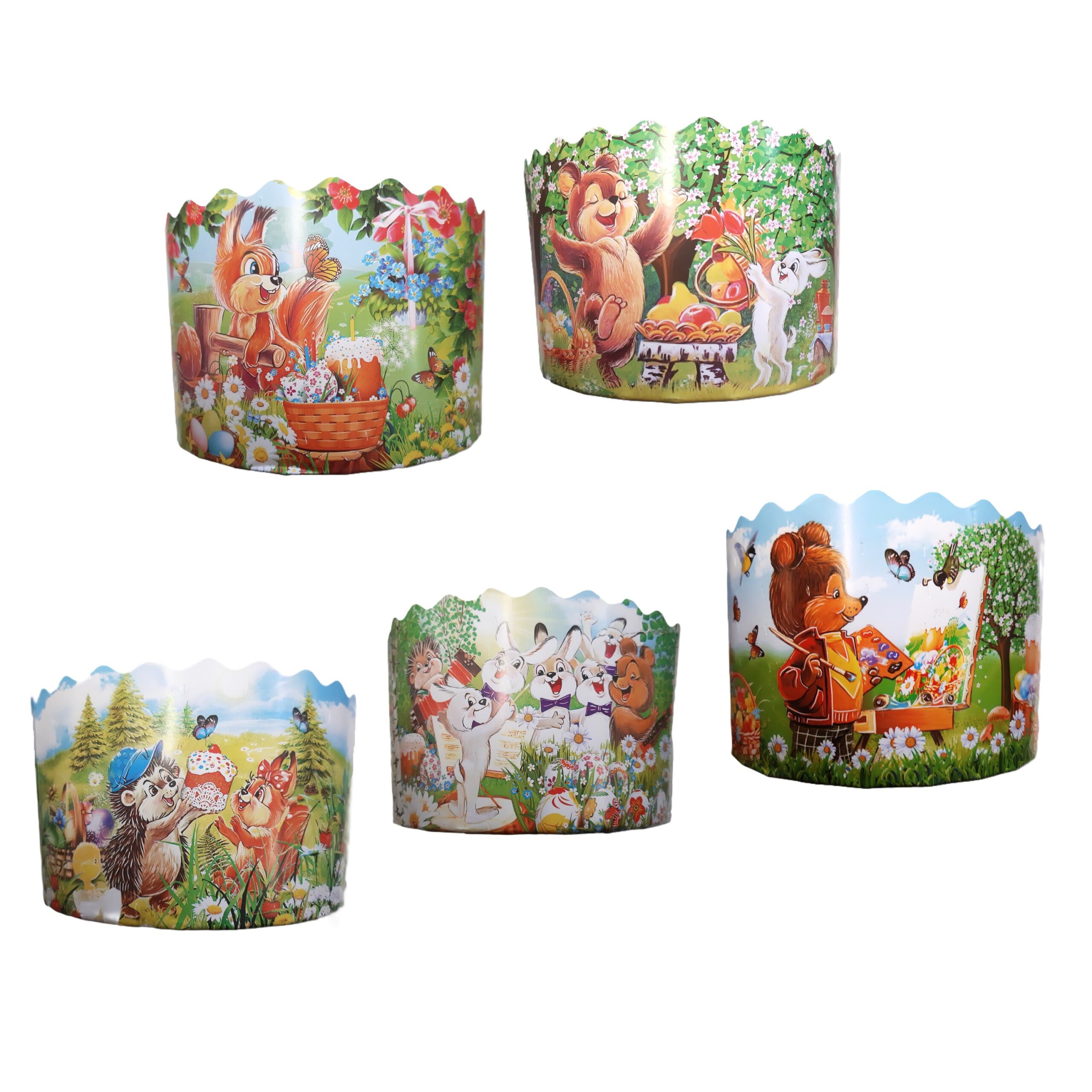 Backform aus Backpapier für Osterkuchen Backpapierformen für Ostern Brot – Bild 10