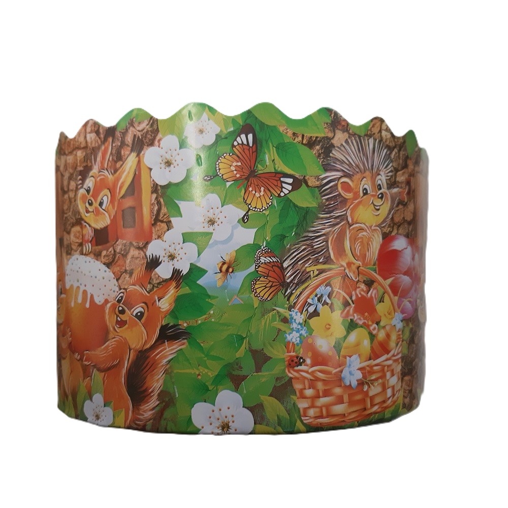 Backform aus Backpapier für Osterkuchen Backpapierformen für Ostern Brot – Bild 7