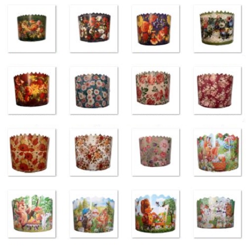 Backform aus Backpapier für Osterkuchen Backpapierformen für Ostern Brot