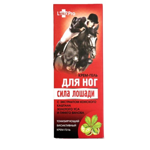LekoPro Horse Power Fußcreme-Gel mit Rosskastanie 75 ml