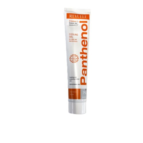 REVUELE: Panthenol (7 %). Kühlendes Gel bei Verbrennungen. 75 ml